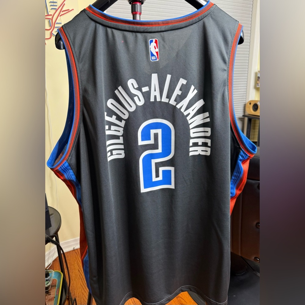 GORGEOUS AUTHENTIC SGA OKC JERSEY!!!